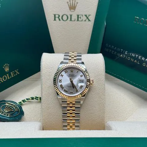 Rolex Lady-Datejust 279173 28mm Yellow gold and Stainless steel Silver