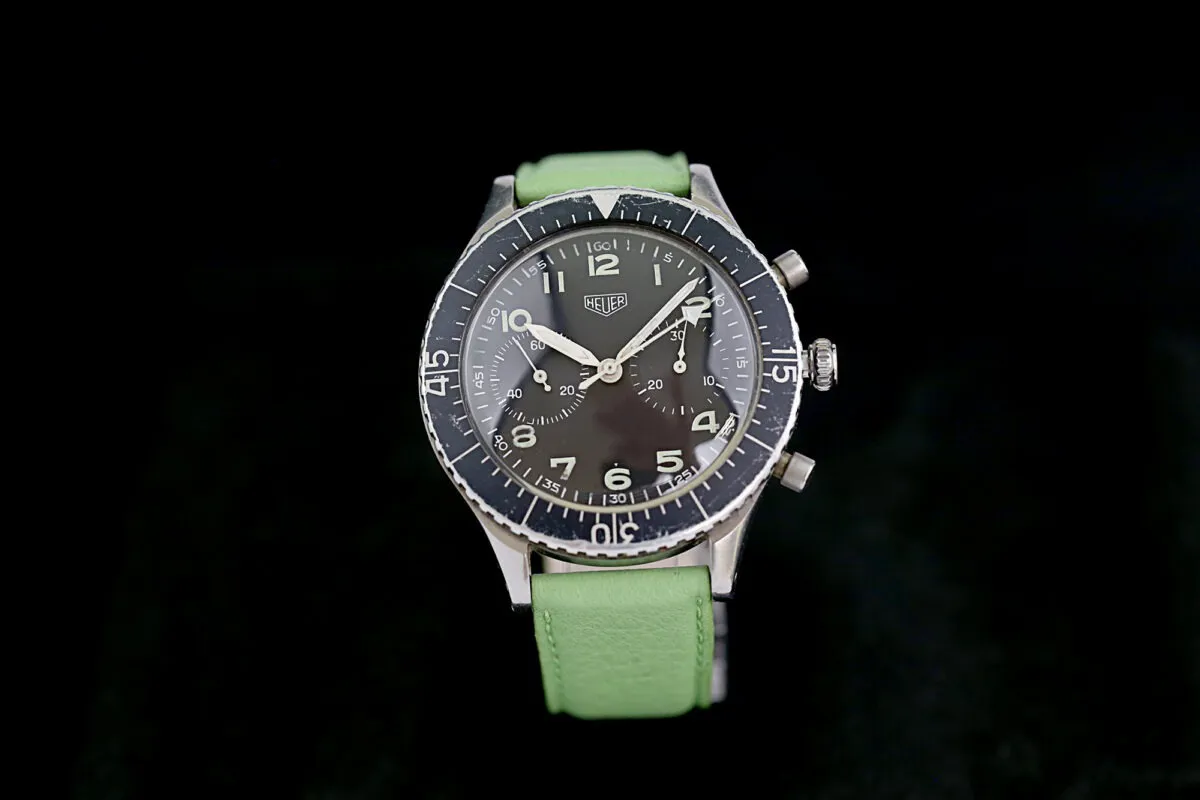 Heuer Bundeswehr 1550 SG 43mm Stahl