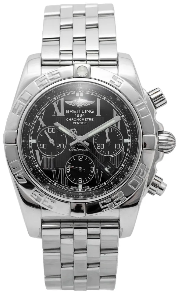 Breitling Chronomat AB0110 44mm Edelstahl Schwarz