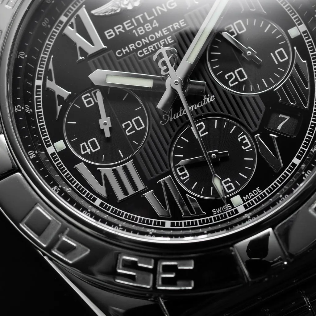 Breitling Chronomat AB0110 44mm Edelstahl Schwarz 2