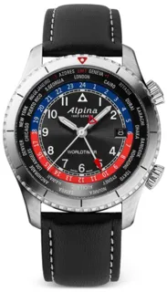 Alpina Startimer Pilot Stainless steel Navy blue