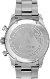 Alpina Startimer Stainless steel White