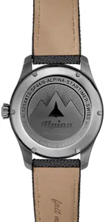 Alpina Startimer Stainless steel dark grey