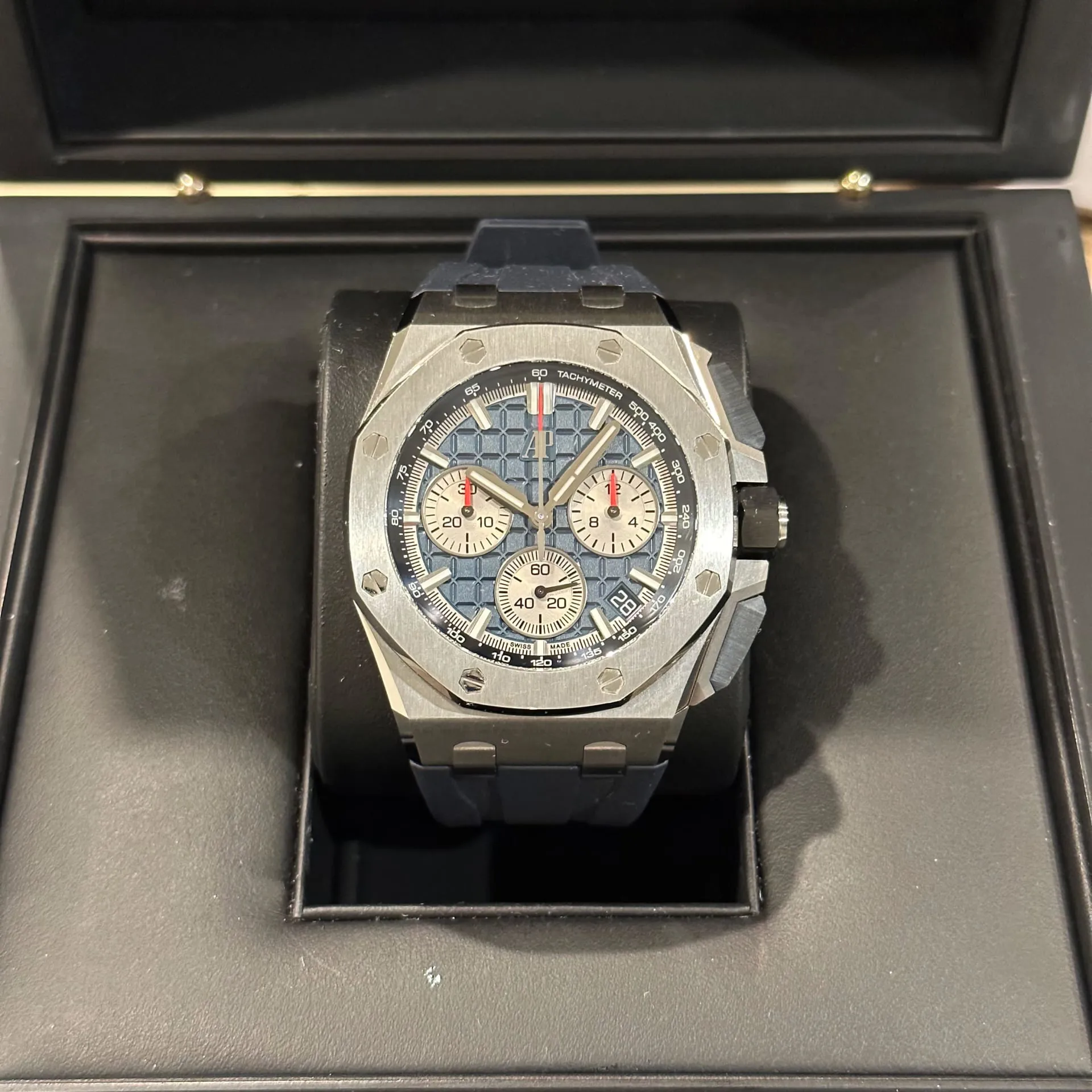 Audemars Piguet Royal Oak Offshore 26420TI.OO.A027CA.01 43mm Titanium Blue