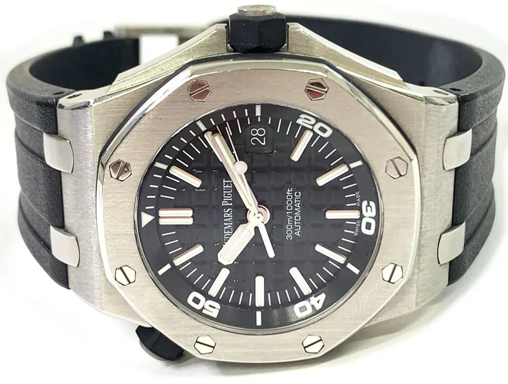 Audemars Piguet Royal Oak Offshore Diver 15703ST.OO.A002CA.01 42mm Stainless steel Black 2