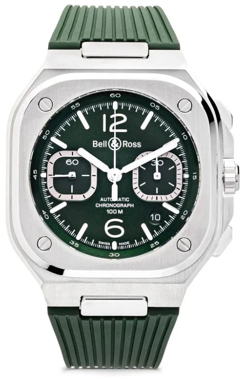 Bell & Ross Urban BR05C-GN-ST/SRB 42mm Stainless steel Green