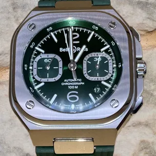 Bell & Ross Chrono BR05-GN-ST/SRB Stainless steel Green