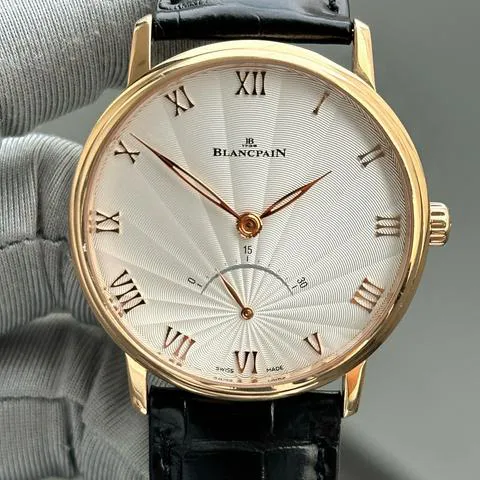 Blancpain Villeret Ultra-Slim 6653-3642-55A 40mm Rose gold White