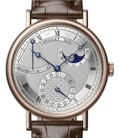 Breguet Classique 7137BR/15/9VU 39mm Rose gold Silver