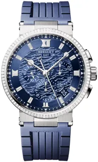 Breguet Marine 5529BB/YD/5WV/D0 White gold Blue