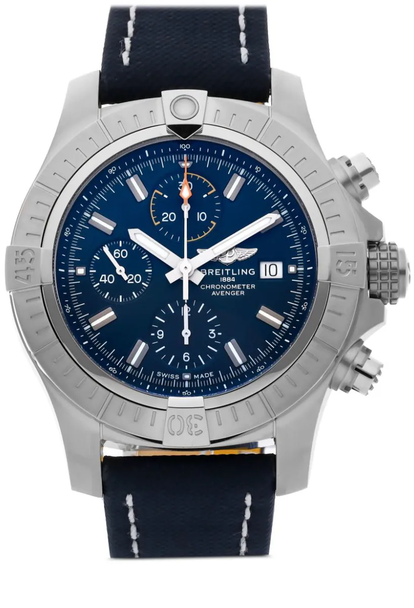 Breitling Avenger A13317101C1X2 45mm Stainless steel Blue