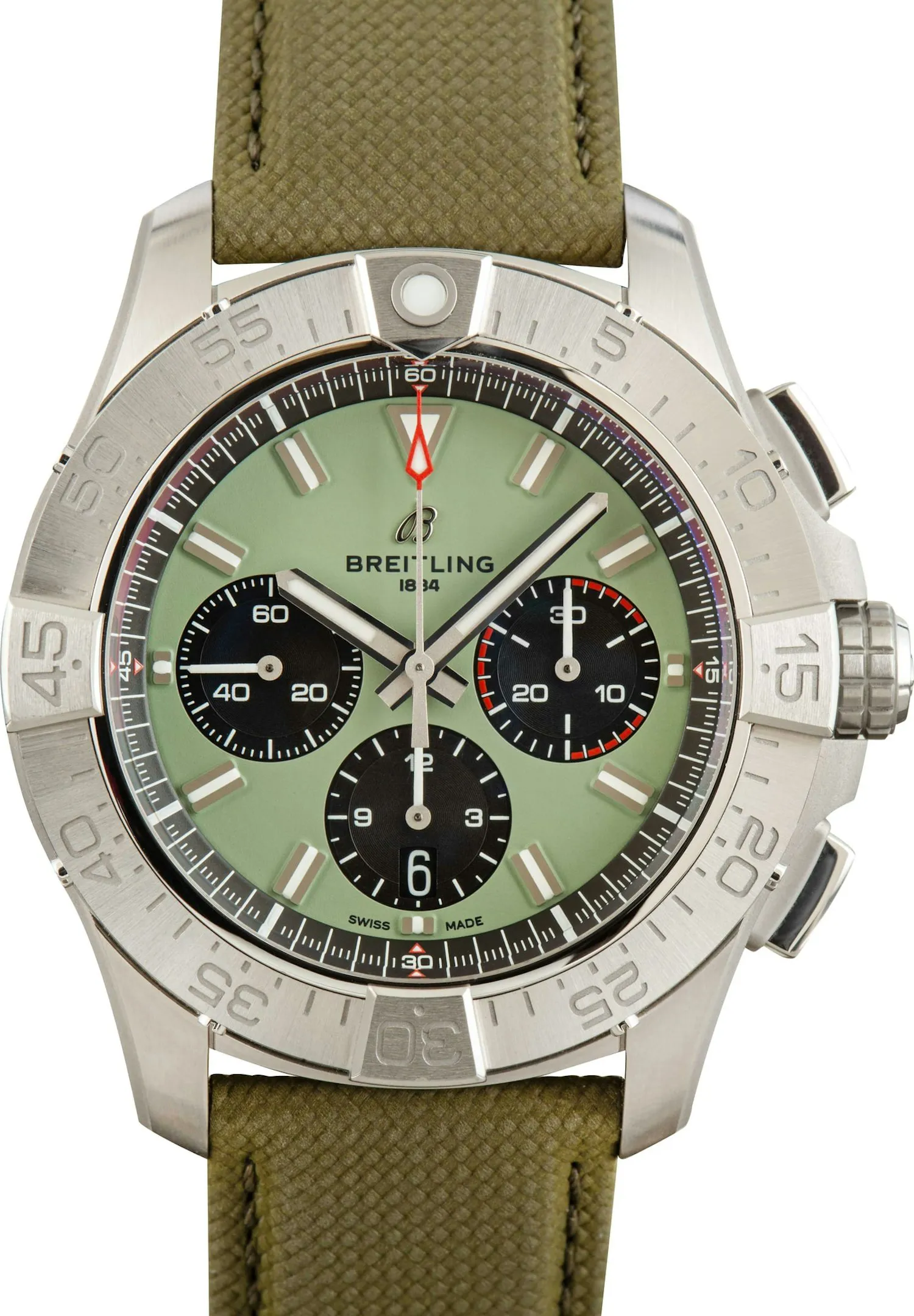 Breitling Avenger AB0147101L1X1 44mm Stainless steel Green