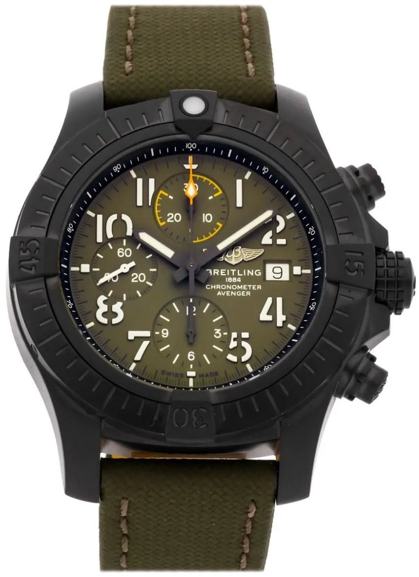 Breitling Avenger V13317101L1X1 45mm Titanium Green