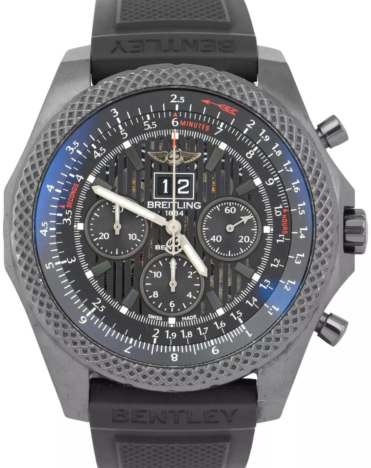 Breitling Bentley M4436413.BD27.220S.M20DSA.2 48.7mm Stainless steel Black