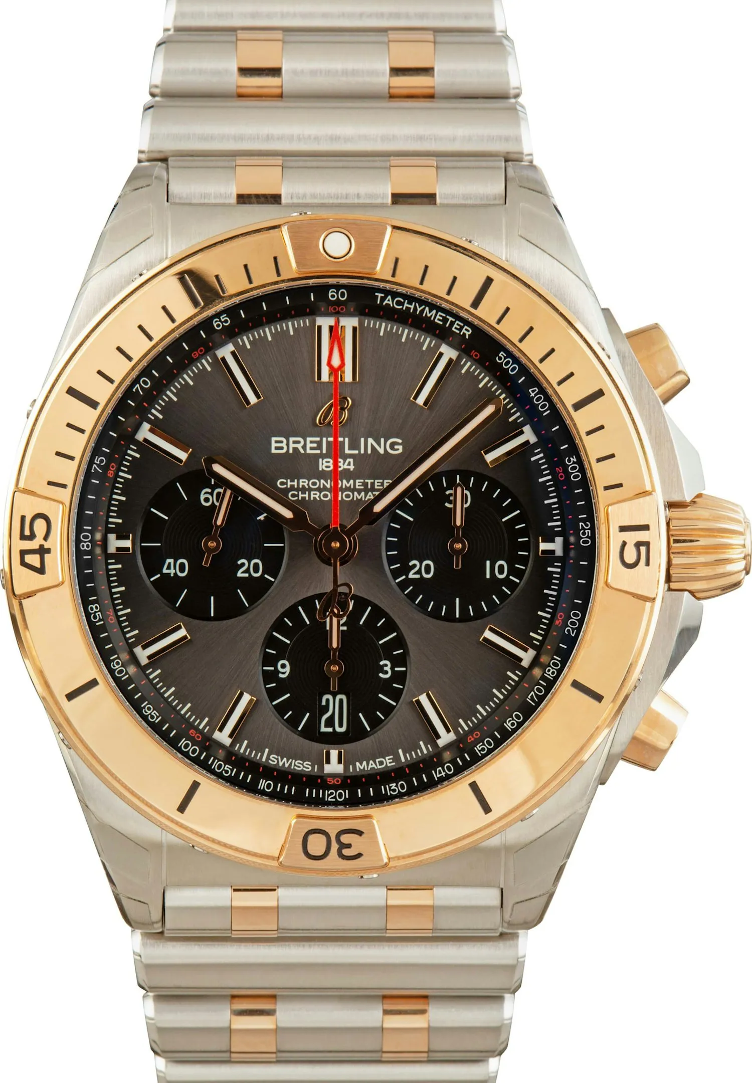 Breitling Chronomat UB0134101B1U1 42mm Rose gold and Stainless steel