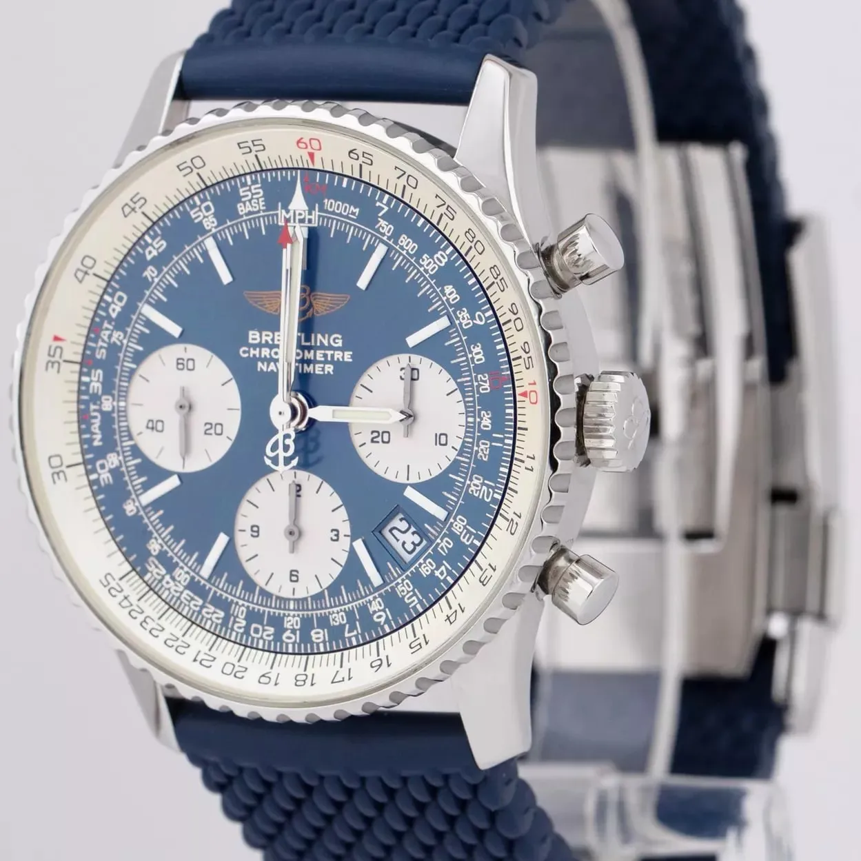 Breitling Navitimer A23322 42mm Stainless steel Blue 1