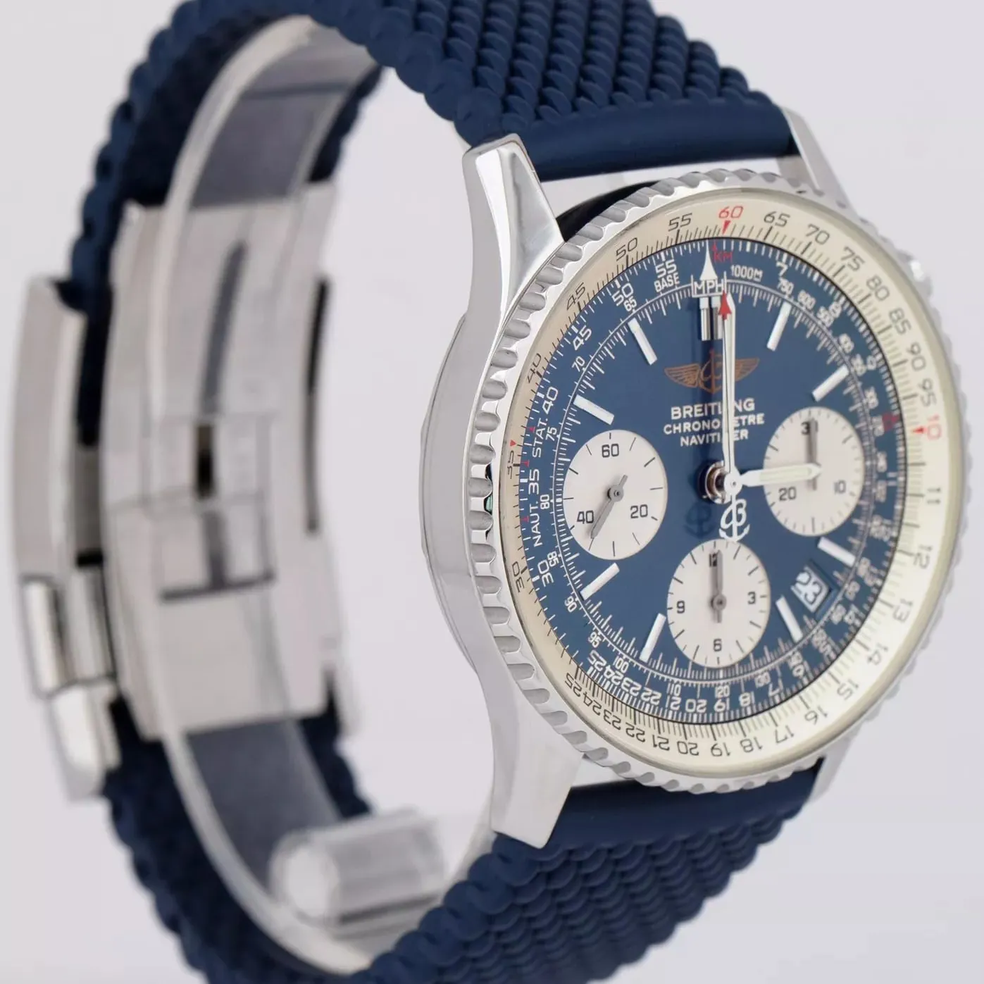 Breitling Navitimer A23322 42mm Stainless steel Blue 2