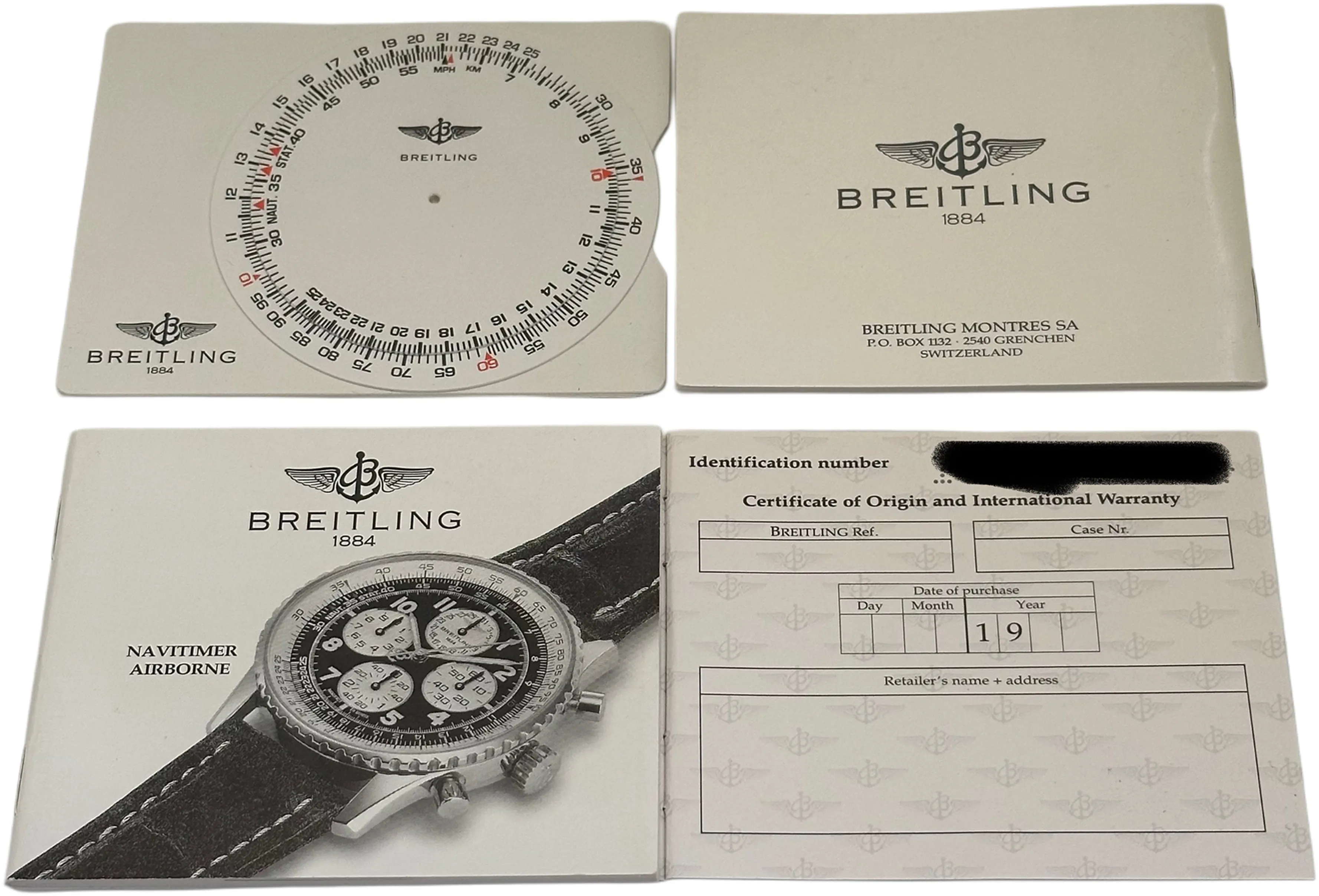 Breitling Navitimer A33030 38mm Stainless steel Blue 6