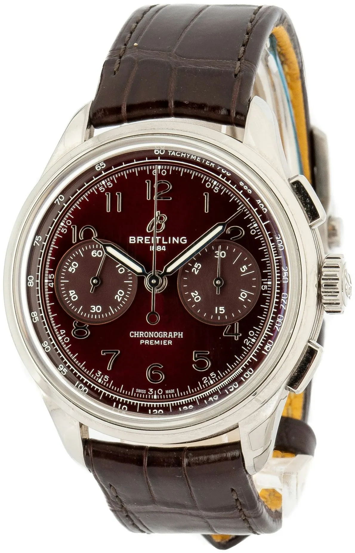 Breitling Premier AB0930D41K1P1 40mm Stainless steel Red 3