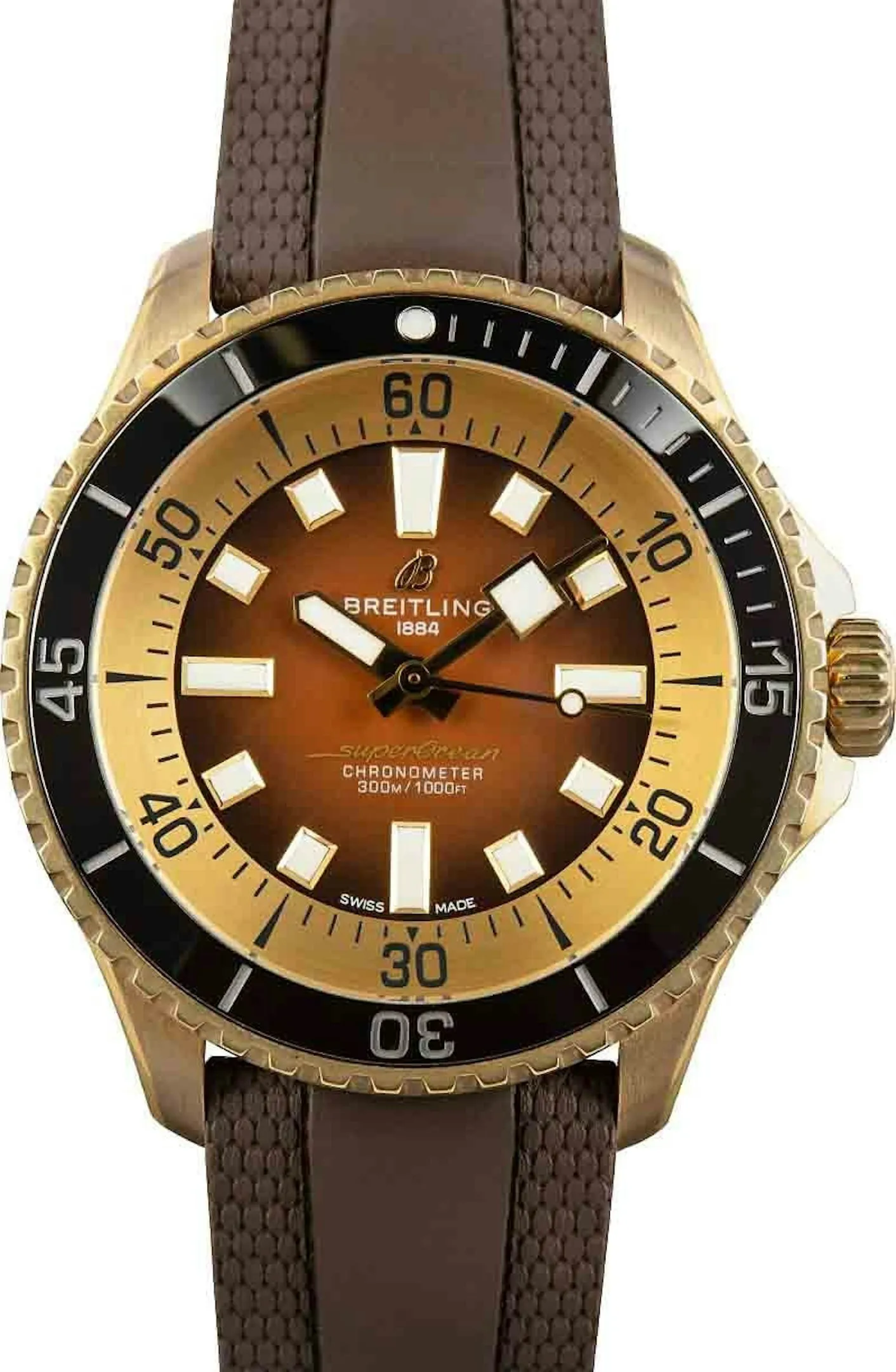 Breitling Superocean N17376201Q1S1 44mm Bronze Brown