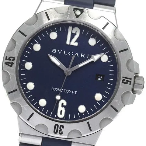 Bulgari Diagono DP41SSD 41mm Stainless steel Blue