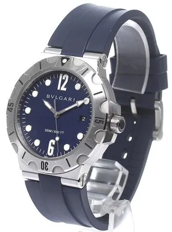 Bulgari Diagono DP41SSD 41mm Stainless steel Blue 1