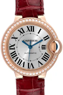 Cartier Ballon Bleu 33mm WJBB0033 Rose gold Silver