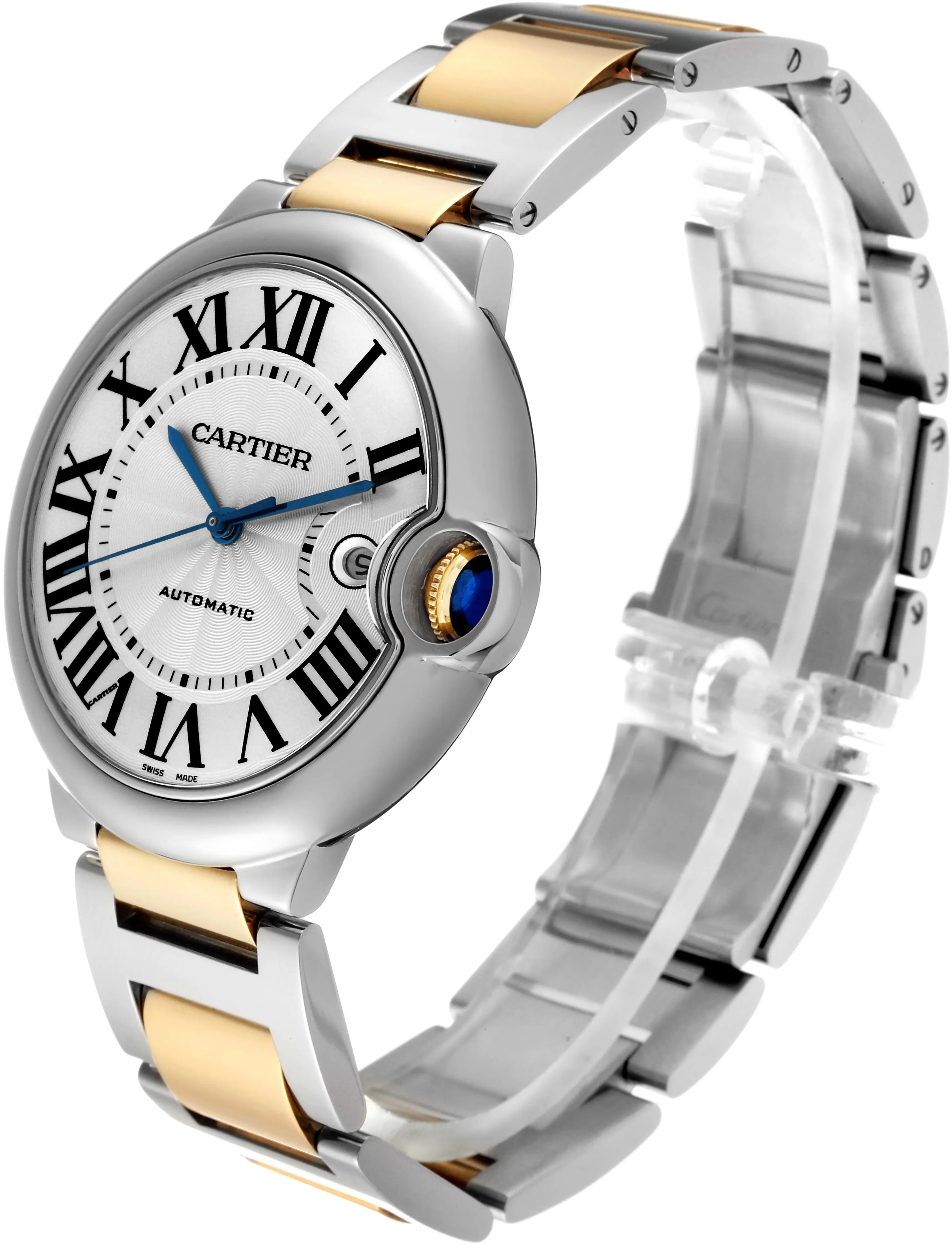 Cartier Ballon Bleu W69009Z3 42mm Stainless steel Silver 4