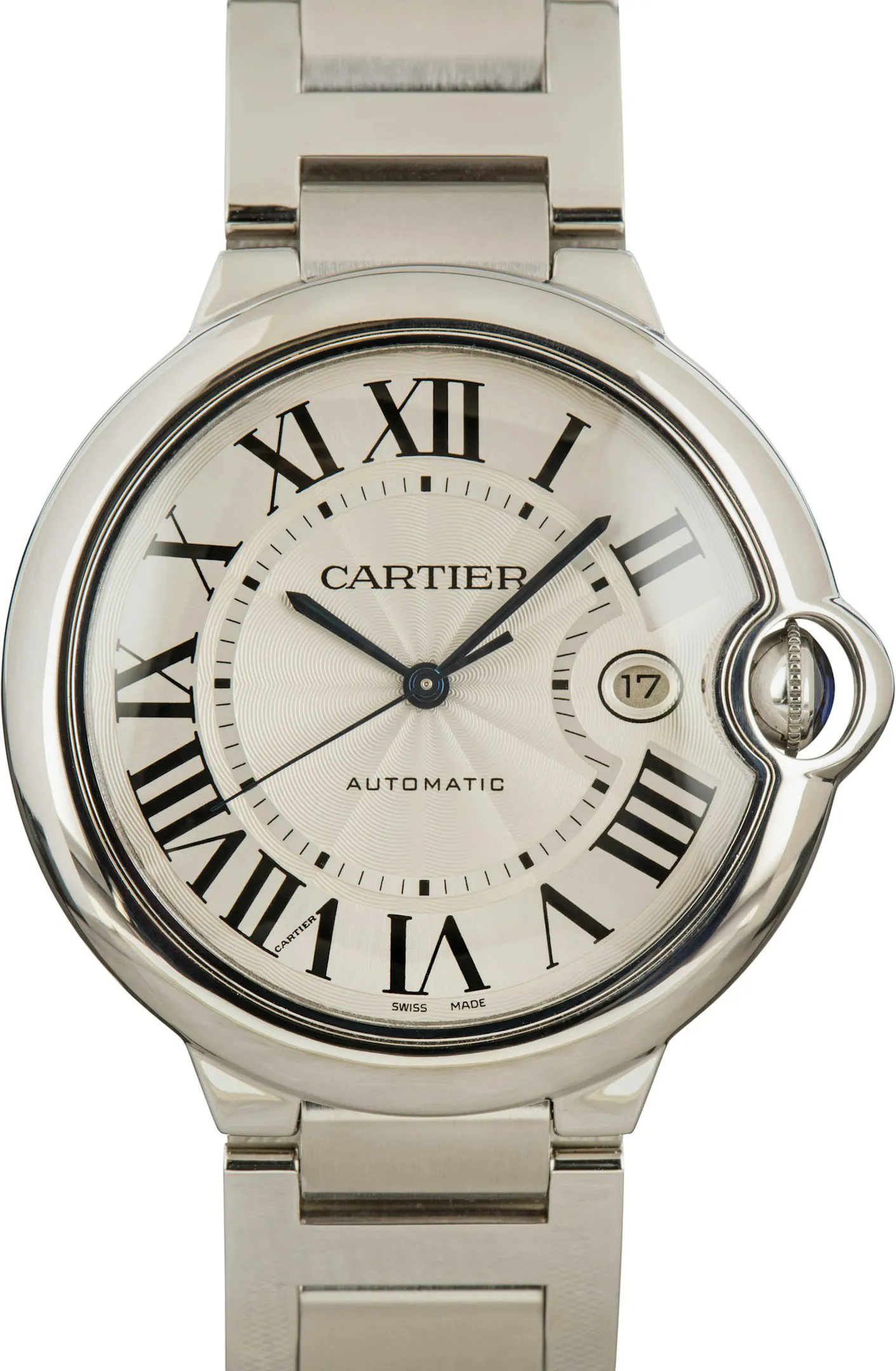 Cartier Ballon Bleu 42mm W69012Z4 42mm Stainless steel Silver