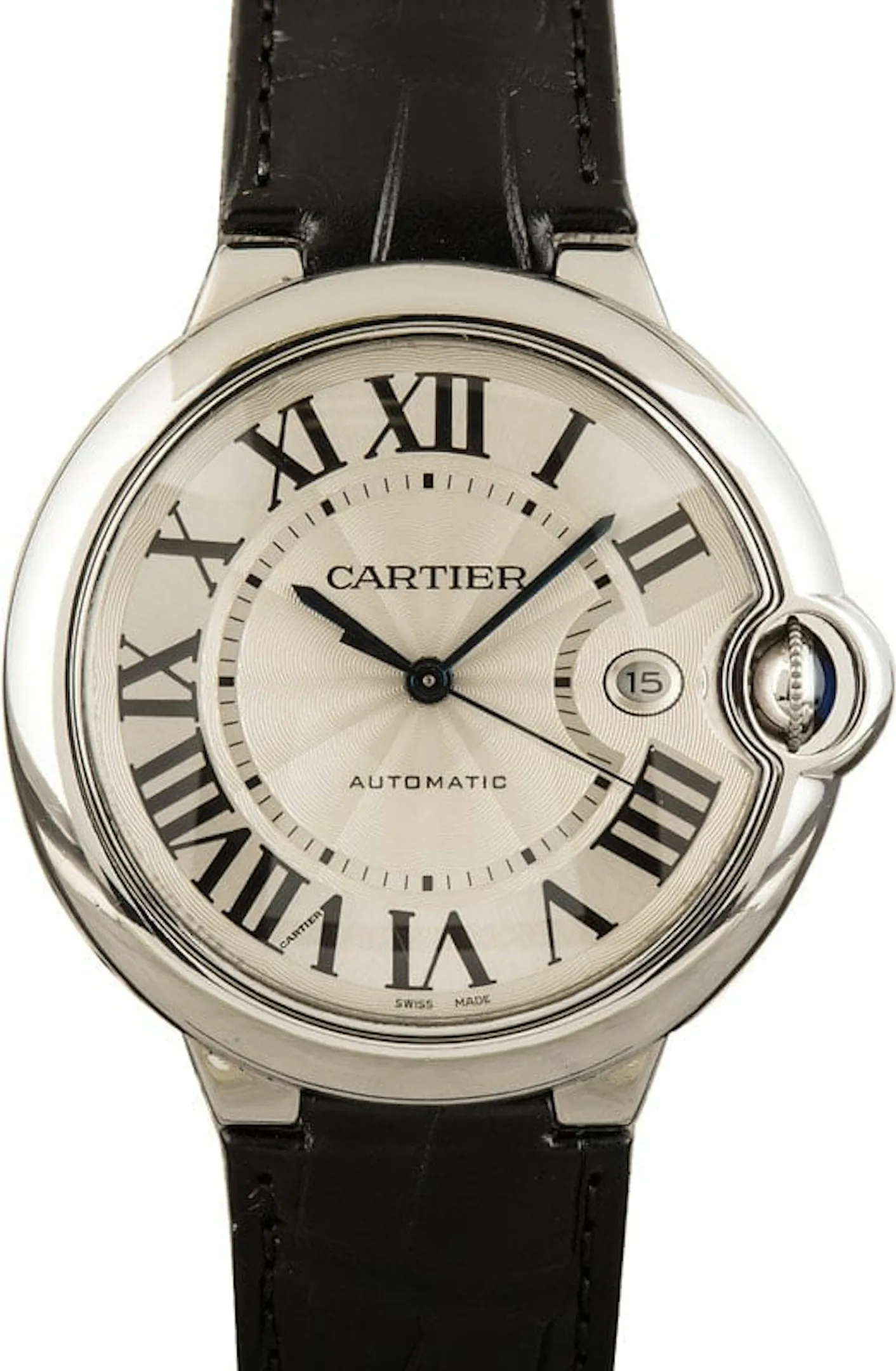 Cartier Ballon Bleu W69016Z4 42mm Stainless steel Silver