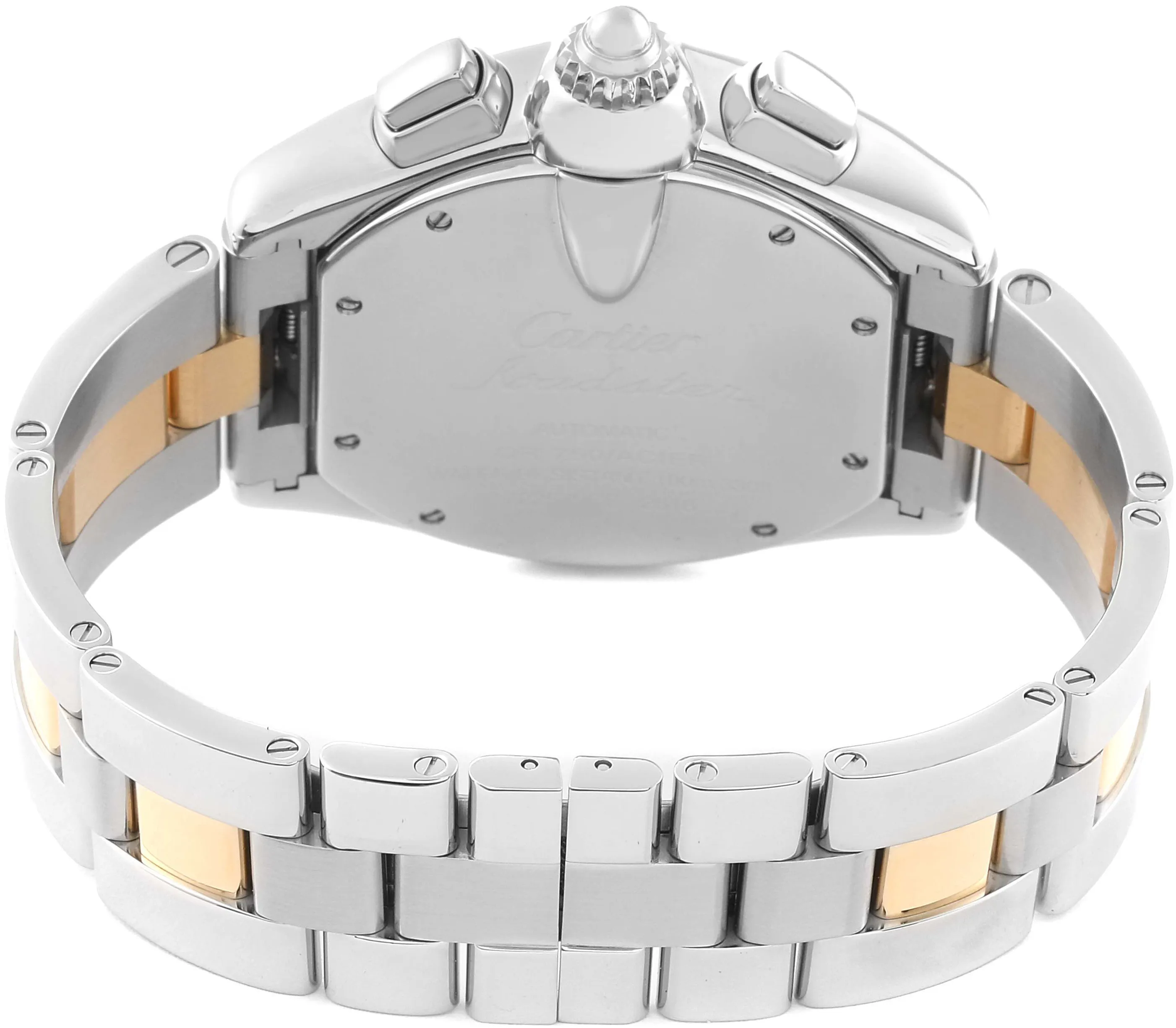 Cartier Roadster W62027Z1 48mm Yellow gold and Stainless steel Silver 7