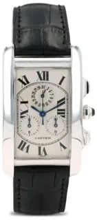 Cartier Tank Amu00e9ricaine White gold