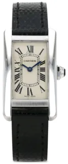 Cartier Tank Amu00e9ricaine 18k white gold White