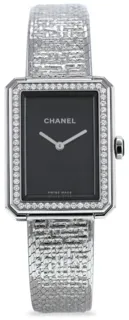 Chanel Boy-Friend Stainless steel Black