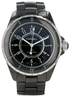 Chanel J12 Ceramic and Stainless steel Black