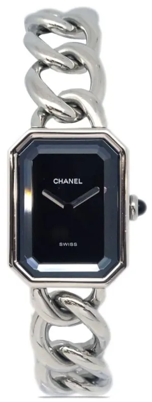 Chanel Premier VC84115 20mm Stainless steel Black