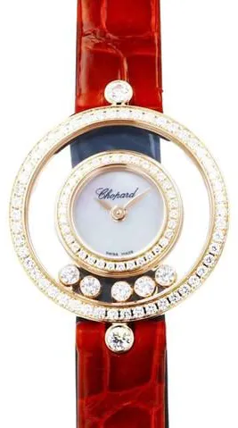 Chopard Happy Diamonds 203957-5208 26mm Rose gold Mother-of-pearl