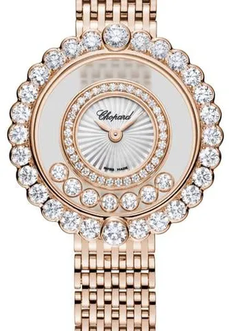 Chopard Happy Diamonds 204180-5201 30mm Rose gold Mother-of-pearl