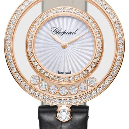 Chopard Happy Diamonds 209426-5201 32mm Rose gold Mother-of-pearl