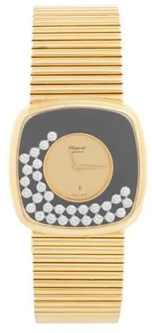 Chopard Happy Diamonds 2164 32mm Yellow gold Black