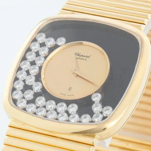 Chopard Happy Diamonds 2164 32mm Yellow gold Black 2