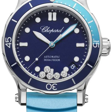 Chopard Happy Diamonds 278587-3001 Happy Ocean 40mm Stainless steel Blue