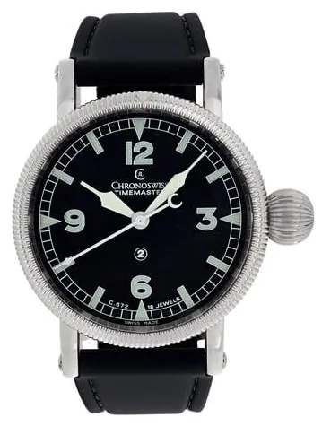 Chronoswiss Timemaster CH 6233 44mm Stainless steel Black