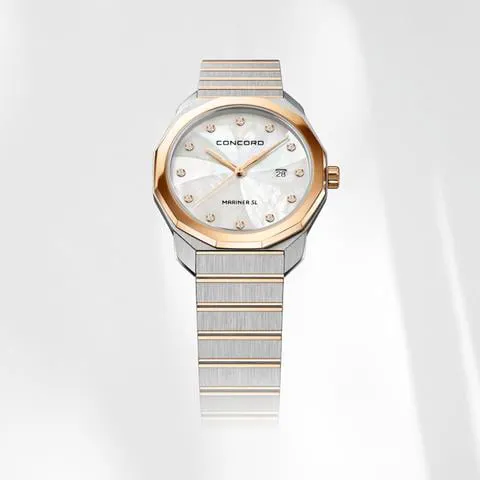 Concord Mariner 0320470 30mm Yellow gold and Stainless steel Mother-of-pearl