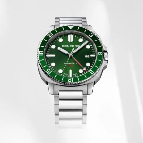 Concord Mariner 0320549 43mm Stainless steel Green