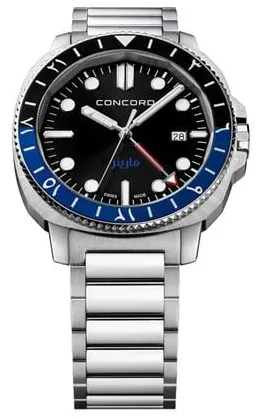 Concord Mariner 0320553 43mm Stainless steel Black