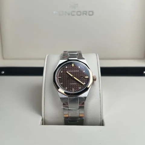 Concord Mariner 0320477 30mm Yellow gold and Stainless steel Brown 2