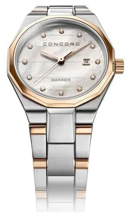 Concord Mariner 0320461 30mm Yellow gold and Stainless steel Mother-of-pearl