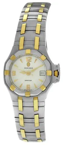 Concord Saratoga 15.36.1840 25mm Yellow gold and Stainless steel White