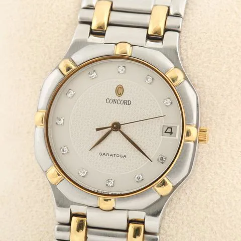 Concord Saratoga 32mm Yellow gold and Stainless steel Silver 4